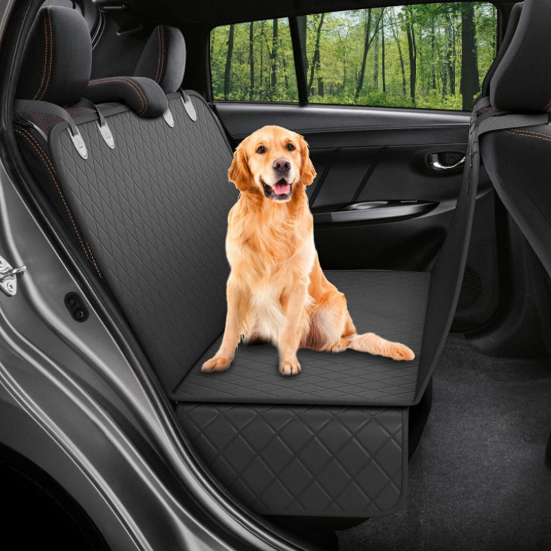 ChicsPhere Waterproof Dog Car Seat Cover with Mesh Window – Non-Slip, Scratch-Proof & Easy to Clean for Cars & SUVs