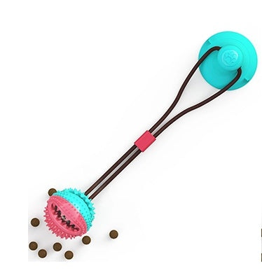 Interactive Suction Cup Dog Toy with TPR Ball – Chew Toy & Teeth Cleaning for Dogs & Cats | Tug-of-War Pet Toy