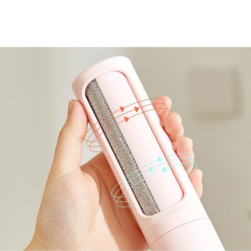 Reusable Self-Cleaning Pet Hair Remover Brush – Portable Lint Roller for Furniture, Clothes & Car