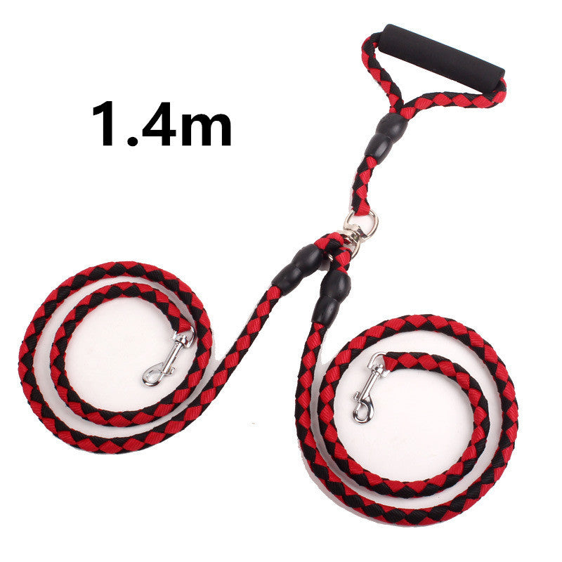 Heavy Duty Reflective Dog Leash with Padded Handle - Strong, Durable Climbing Rope for Safety and Comfort