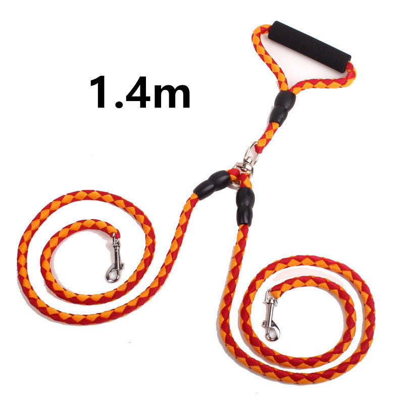 Heavy Duty Reflective Dog Leash with Padded Handle - Strong, Durable Climbing Rope for Safety and Comfort