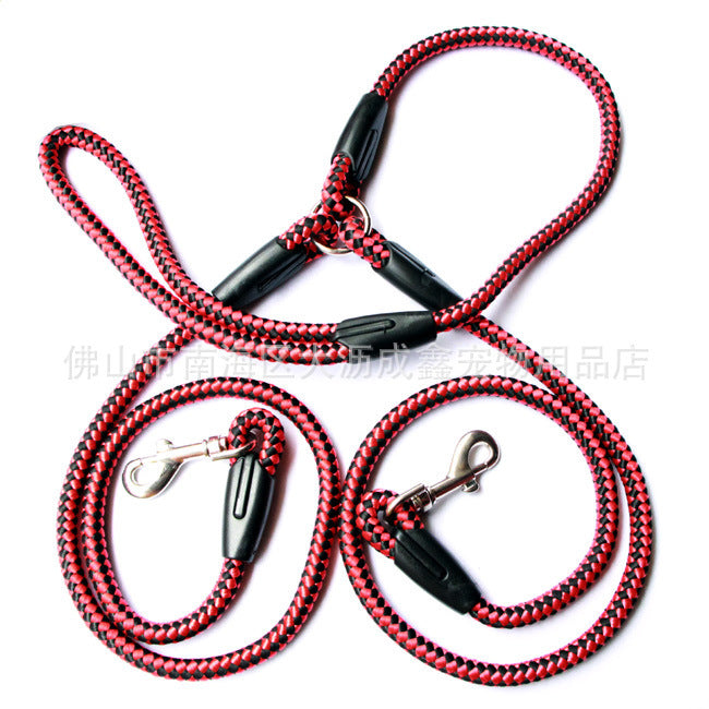 Heavy Duty Reflective Dog Leash with Padded Handle - Strong, Durable Climbing Rope for Safety and Comfort