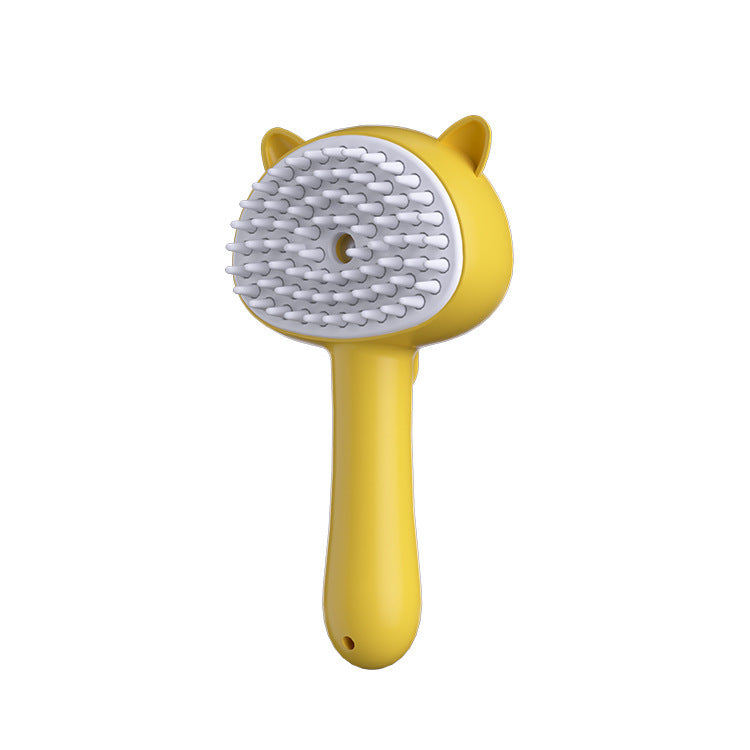 Pet Grooming Steam Brush – Electric Hair Remover & Massage Comb for Cats & Dogs | Rechargeable Fur Cleaner