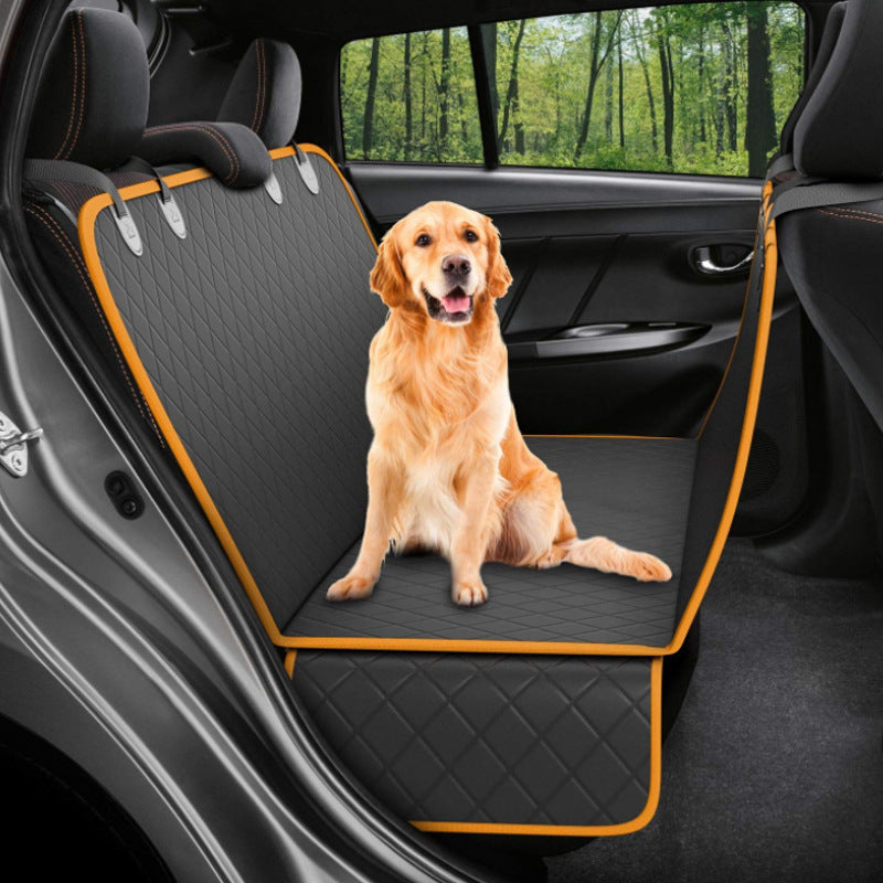 ChicsPhere Waterproof Dog Car Seat Cover with Mesh Window – Non-Slip, Scratch-Proof & Easy to Clean for Cars & SUVs