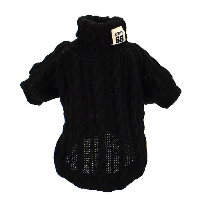 Cozy Acrylic Dog Sweater – Thickened Winter Jacket for Pets