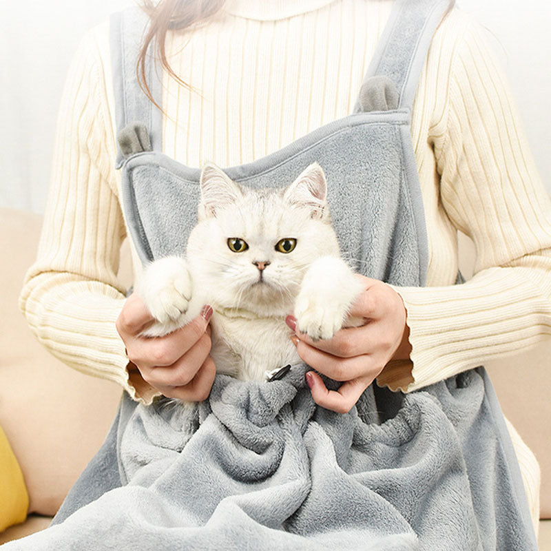 Premium Arctic Velvet Pet Apron – Soft & Stylish Dog and Cat Outfit
