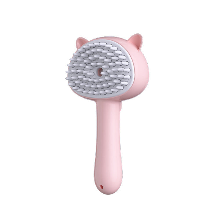 Pet Grooming Steam Brush – Electric Hair Remover & Massage Comb for Cats & Dogs | Rechargeable Fur Cleaner