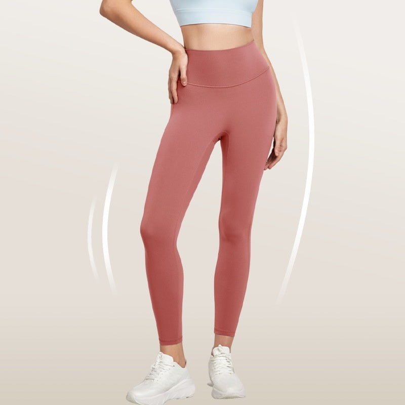 High Waist Nude Feel Yoga Pants – Seamless, Hip Lifting, Summer Fit