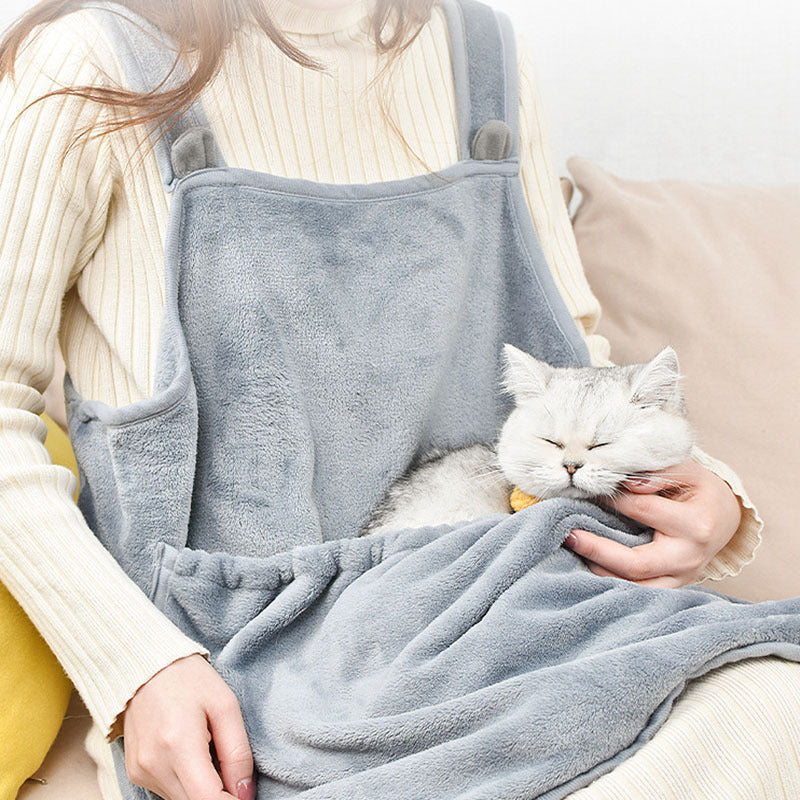 Premium Arctic Velvet Pet Apron – Soft & Stylish Dog and Cat Outfit