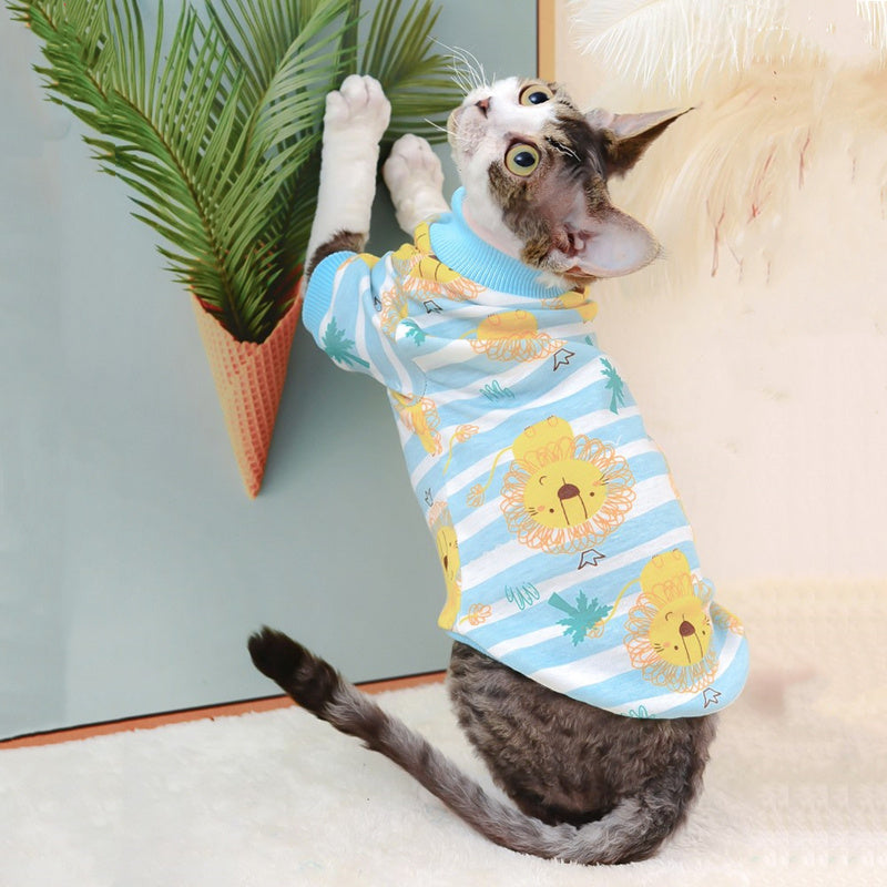 Cotton Two-Legged Pet Belly Protector - Available in Lion, Pink Bear, and Tibetan Bear Designs