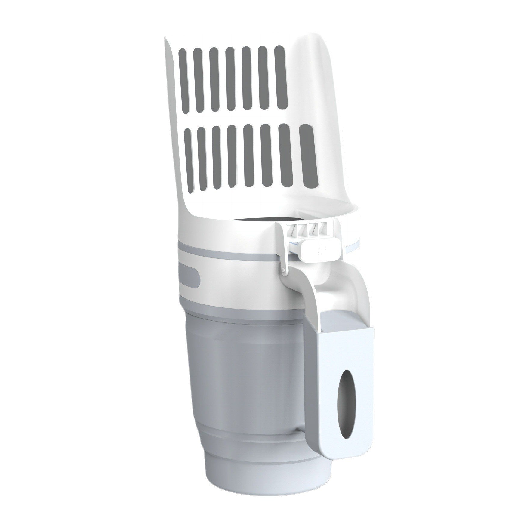 2-in-1 Foldable Litter Scooper for Cats and Dogs with Extra Bags, Easy One-Handed Waste Cleanup, Durable PP Material
