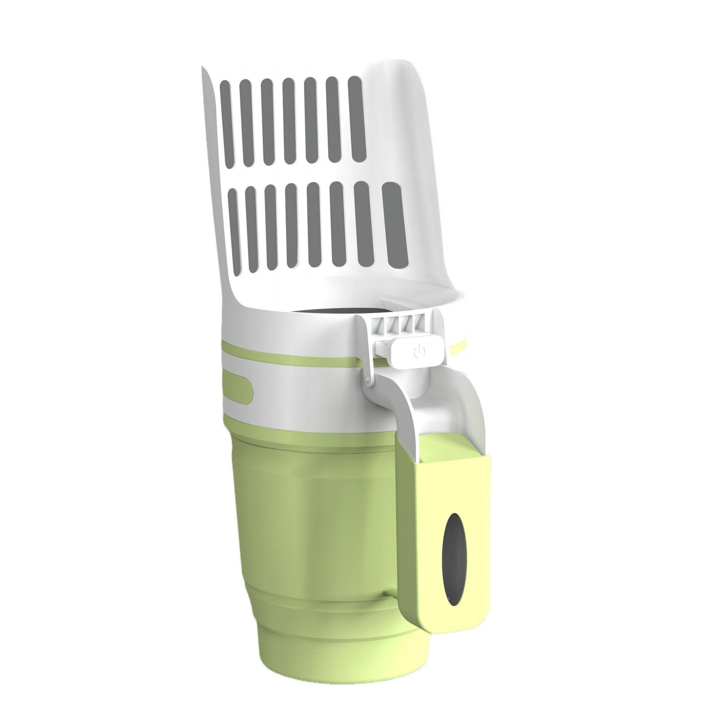 2-in-1 Foldable Litter Scooper for Cats and Dogs with Extra Bags, Easy One-Handed Waste Cleanup, Durable PP Material