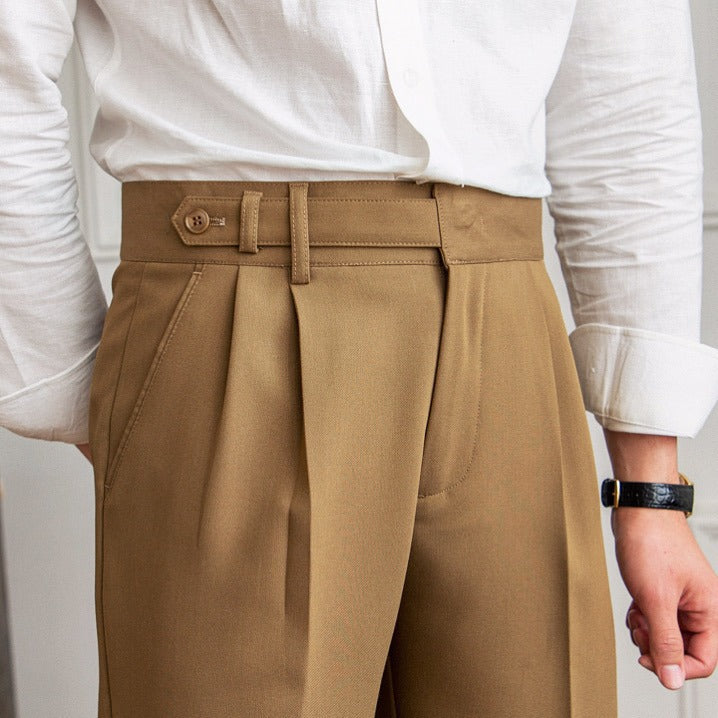 Classic Straight-Fit Seasonal Trousers