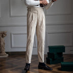 Straight-Fit Casual Leisure Trousers