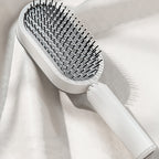 Self-Cleaning Scalp Massage Hair Brush – 3D Air Cushion Anti-Static Detangling Comb for All Hair Types | Pain-Free, No-Pull Hair Brush for Healthy Hair Growth & Frizz-Free Styling