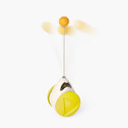 Interactive Cat Toy with Suction Base and Luminous Balls - Catnip Windmill Educational Play for Cats