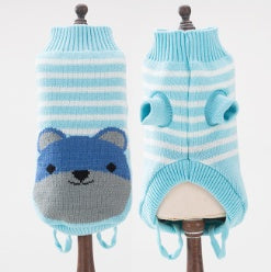 Cozy Wool Pet Sweater - Cute Animal Designs for Cats