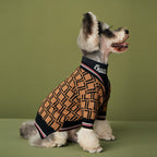 Black Wool Pet Sweater with High Collar – Casual & Cozy, Available in Multiple Sizes