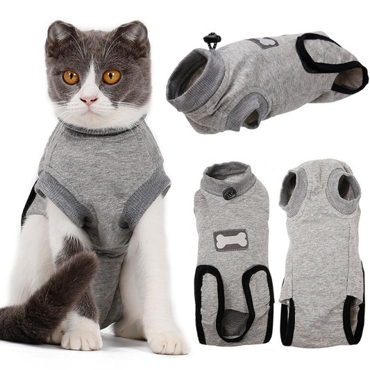 Post-Surgery Recovery Cat Suit – Anti-Licking & Scratch Protection for Cats