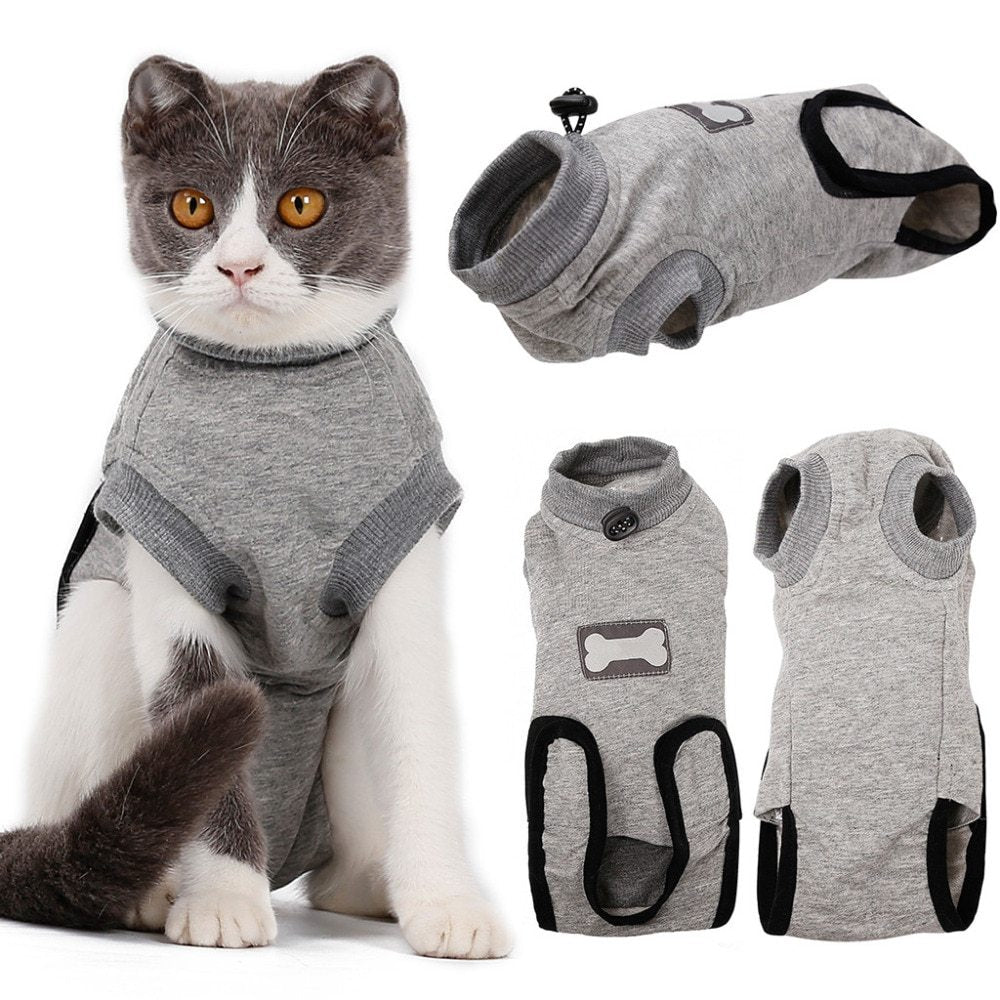 Post-Surgery Recovery Cat Suit – Anti-Licking & Scratch Protection for Cats