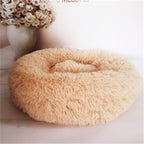 Cozy Plush Pet Bed – Soft, Warm & Washable Pet Sleeping Nest for Cats & Dogs