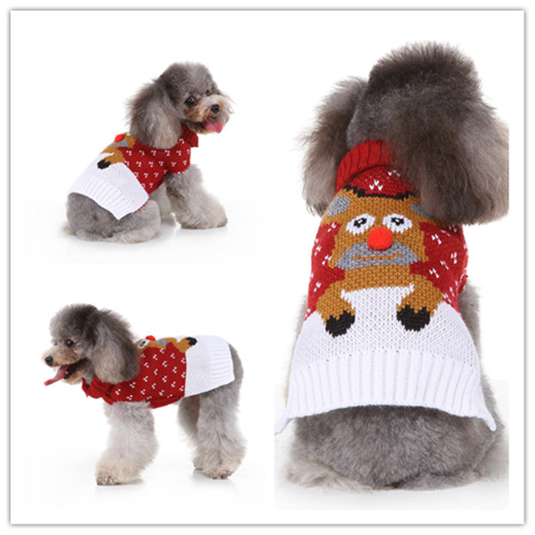 Cozy Casual Pet Sweater – Soft Polyester for Dogs & Cats (Multiple Colors & Sizes)