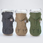 Katoenen hondenjas voor kleine rassen – herfst- en winterhoodie voor puppy's, chihuahua's, buldogs en Franse bulldogs