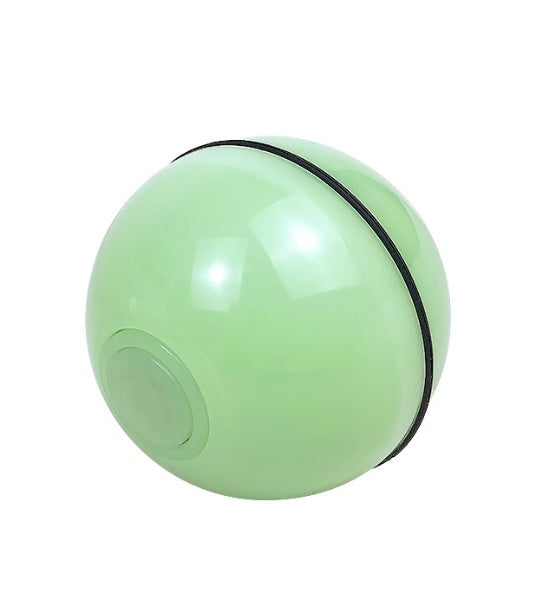 Automatic Interactive Cat Toy Ball with LED Lights & Catnip | USB Rechargeable Pet Toy for Cats & Kittens