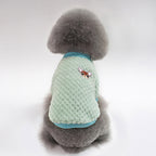 Cute Soft Coral Fleece Dog Clothes - Warm, Cozy Two-Legged Pet Apparel for Autumn & Winter