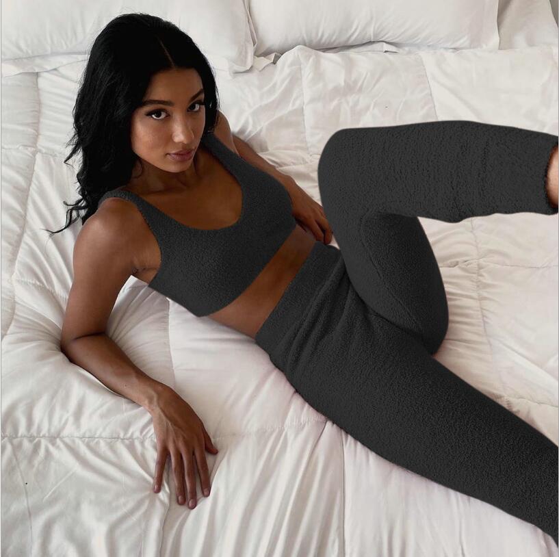 Women’s Velvet Pajama Set – 2-Piece Loungewear Vest & Culotte Pants Sleepwear | Soft, Stylish & Comfortable Homewear Set in Multiple Colors (S–XXXL)