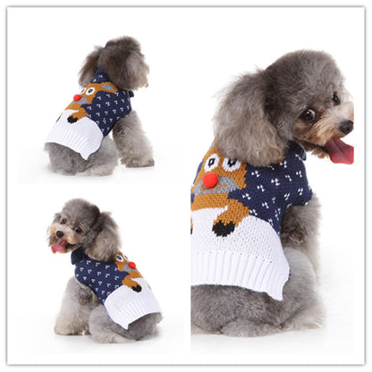 Cozy Casual Pet Sweater – Soft Polyester for Dogs & Cats (Multiple Colors & Sizes)