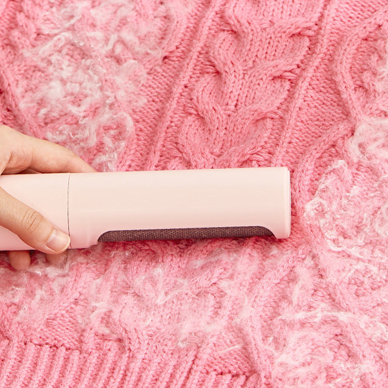 Reusable Self-Cleaning Pet Hair Remover Brush – Portable Lint Roller for Furniture, Clothes & Car