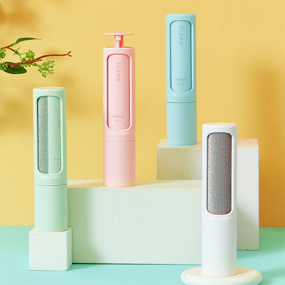 Reusable Self-Cleaning Pet Hair Remover Brush – Portable Lint Roller for Furniture, Clothes & Car