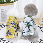 Hawaiian Coconut Print Pet Shirt – Stylish Summer Dog Outfit