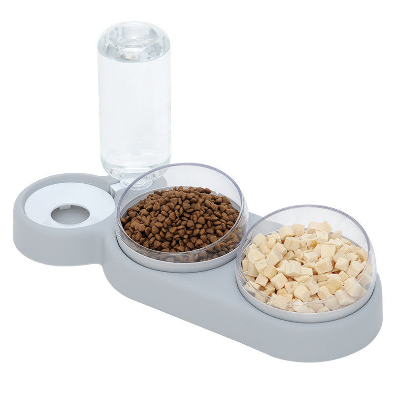 3-in-1 Elevated Pet Feeding Station | Automatic Water Dispenser & Dual Food Bowls for Dogs & Cats | Anti-Slip, Easy to Clean