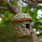 Handcrafted Natural Bird Nest - Eco-Friendly Mountain Grass Shelter