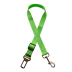 Cinturón de seguridad ajustable para mascotas en el coche: arnés de seguridad para perros y gatos, correa retráctil de nailon con hebilla metálica y clip giratorio para un viaje seguro. 
