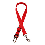 Cinturón de seguridad ajustable para mascotas en el coche: arnés de seguridad para perros y gatos, correa retráctil de nailon con hebilla metálica y clip giratorio para un viaje seguro. 