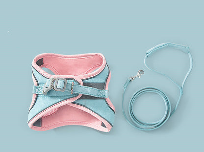 Adjustable Reflective No-Pull Cat Harness with Leash – Breathable Padded Pet Vest for Small to Medium Cat’s