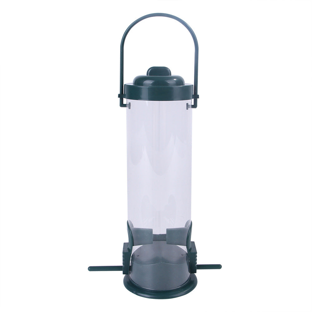 Hanging Pet Bird Feeder Station - Outdoor Tree Garden Food Dispenser