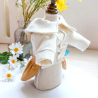 Khaki Bowknot Dog Dress – Cute Pet Outfit for Small & Medium Dogs | Stylish Puppy Clothes