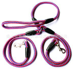 Heavy Duty Reflective Dog Leash with Padded Handle - Strong, Durable Climbing Rope for Safety and Comfort