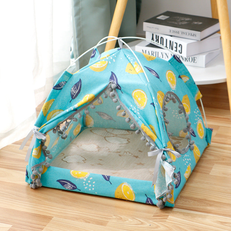 Portable Waterproof Pet House – Breathable & Foldable Outdoor Dog and Cat Bed