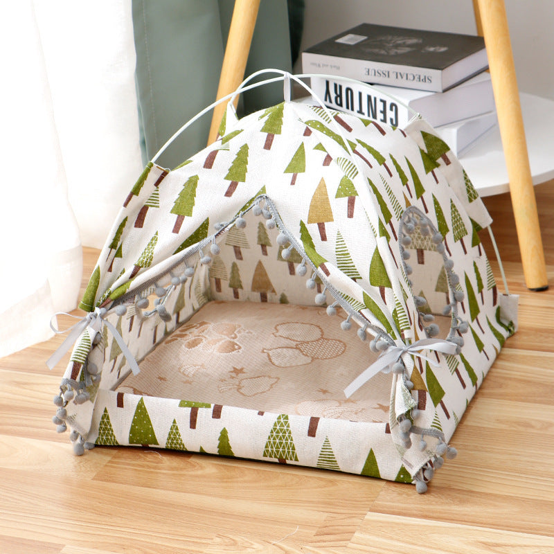 Portable Waterproof Pet House – Breathable & Foldable Outdoor Dog and Cat Bed