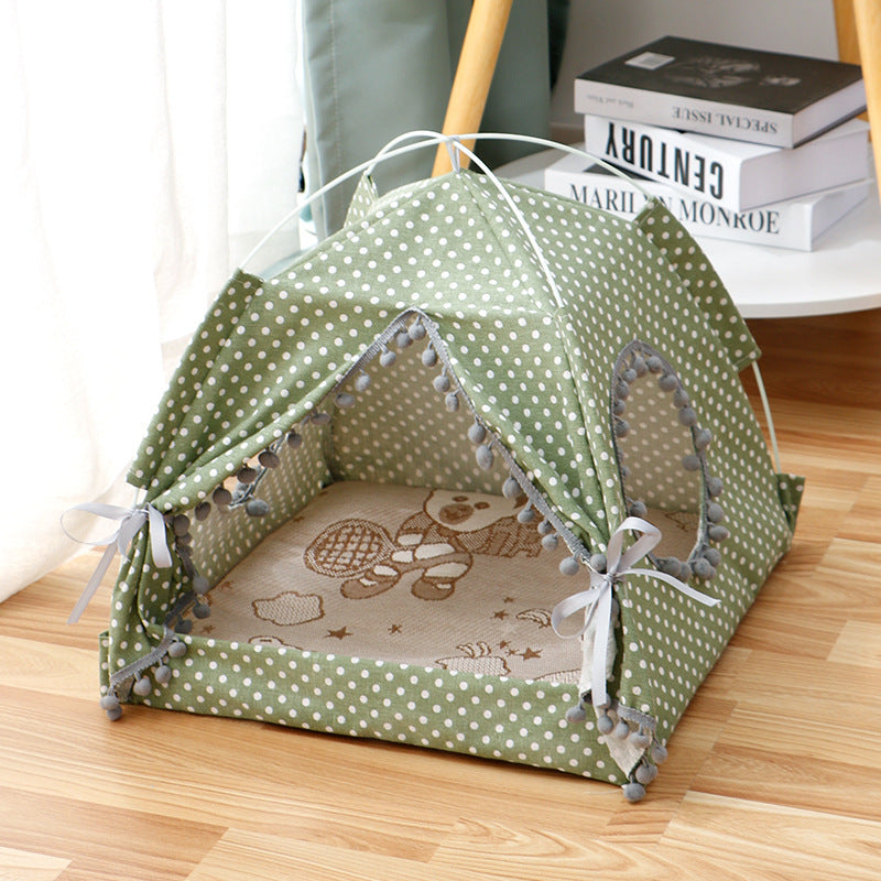Portable Waterproof Pet House – Breathable & Foldable Outdoor Dog and Cat Bed