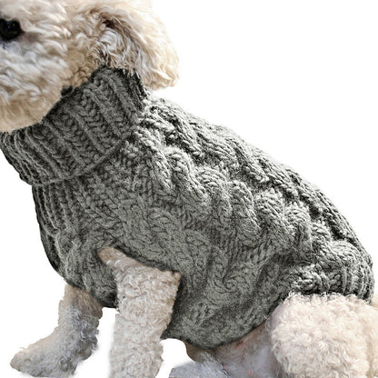 Cozy Knit Pet Sweater – Warm & Stylish Acrylic Dog Sweater for Small Pets