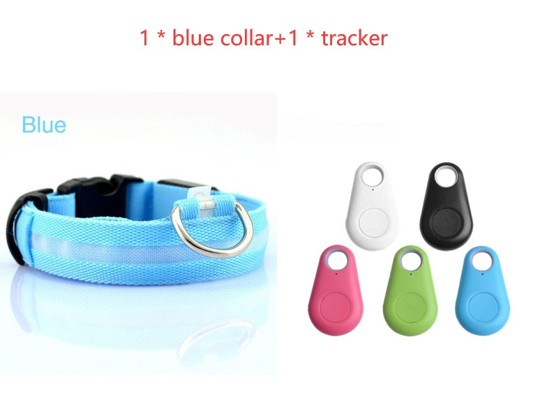 LED Flashing Dog Collar - Rechargeable with Multiple Light Modes