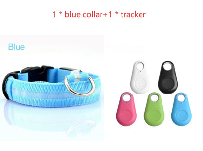 LED Flashing Dog Collar - Rechargeable with Multiple Light Modes