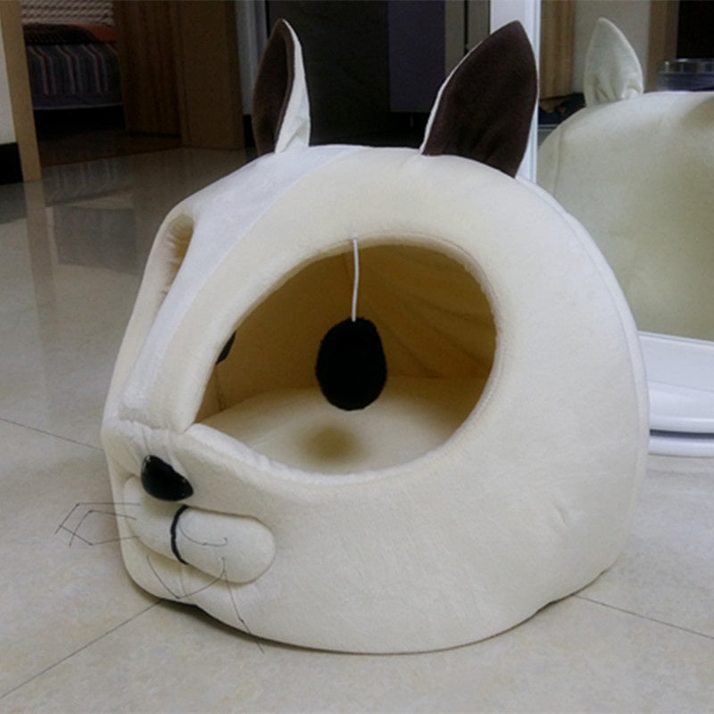 Plush Pet Bed - Soft, Comfortable, and Machine Washable for All Pets