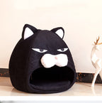 Plush Cat and Dog Bed – Removable, Washable, Breathable Pet House for Small and Medium Animals